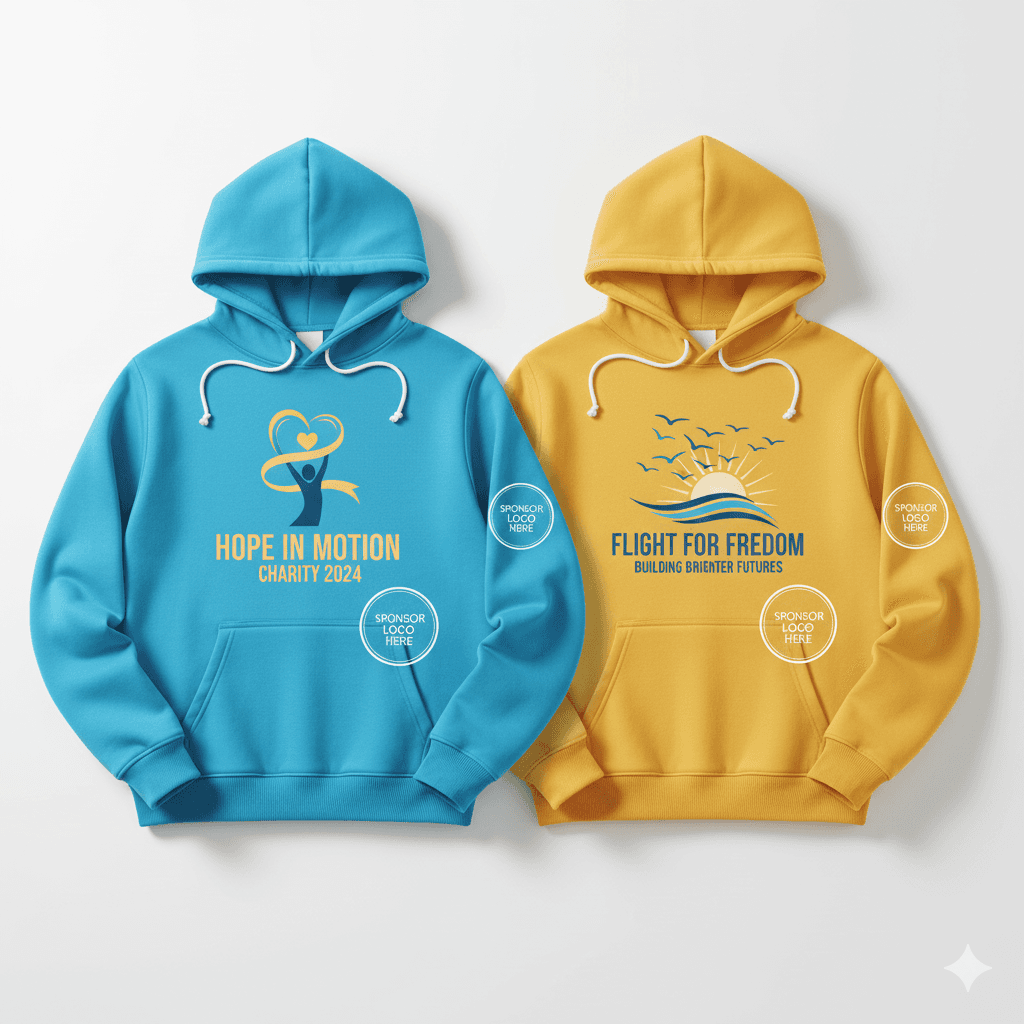 Charity Event Hoodies | Fundraiser & Awareness Campaign Sweatshirts