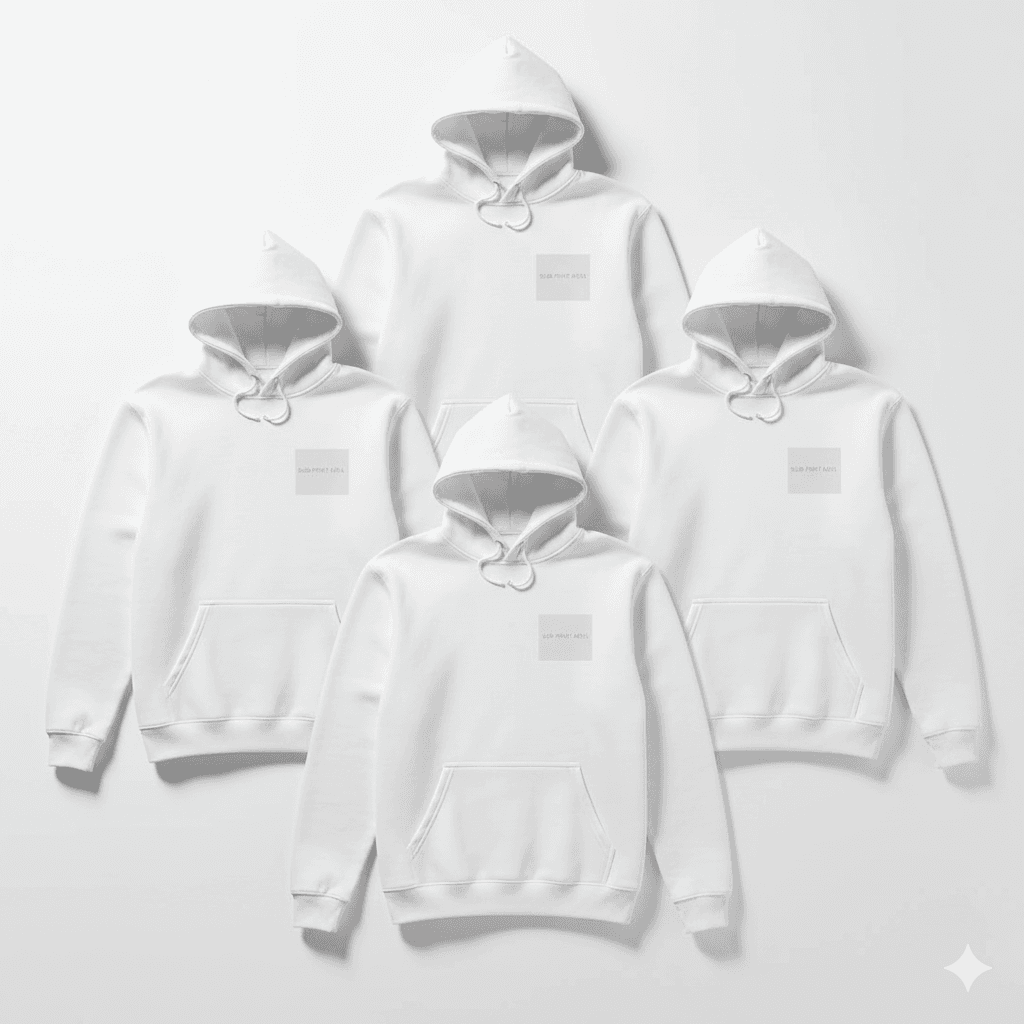 Sublimation Blank Hoodies | 100% Polyester Dye-Sub Ready Sweatshirts