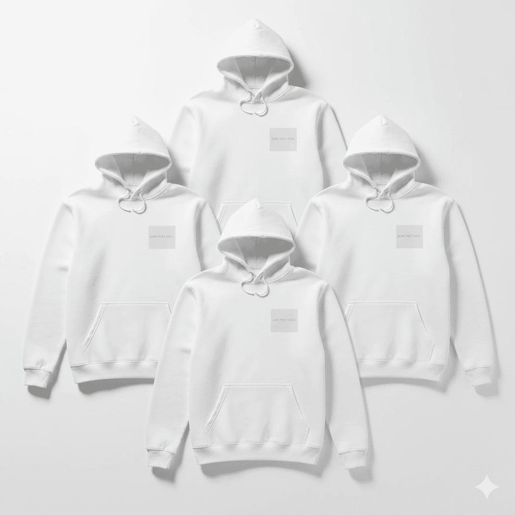 Sublimation Blank Hoodies | 100% Polyester Dye-Sub Ready Sweatshirts