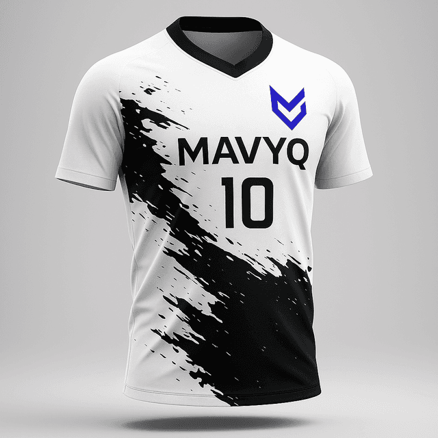 Custom soccer jersey with player names and numbers